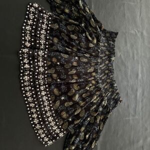 PARTY TIME OR JUST A NIGHT OUT! Beaded OTS Free People BOHO Blouse S - SEXY